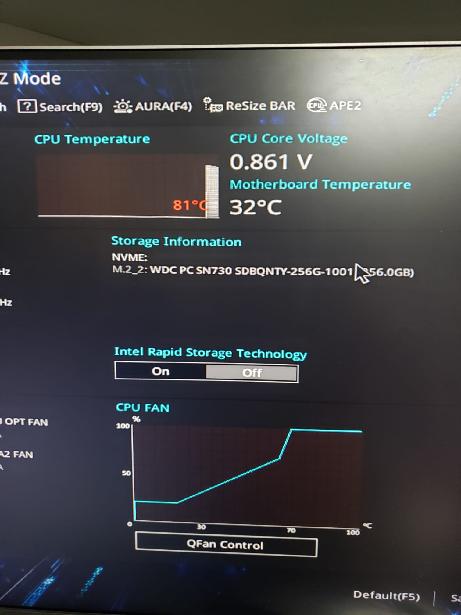 CPU heating